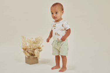 Aster & Oak - Sage Chambray Shorts